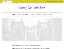 Tablet Screenshot of crankycats.com